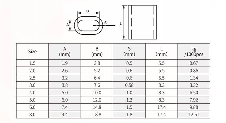 Stainless Steel Oval Sleeves.jpg